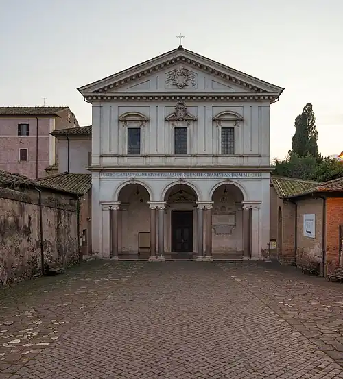 San Sebastiano fuori le Mura, located on the catacombs of San Sebastiano