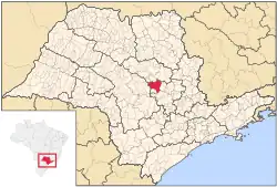 Location in São Paulo state