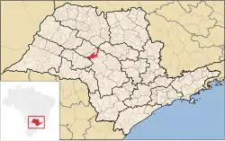 Location in São Paulo state