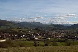 View of the town centre from La Tejera neighbourhood, located at a higher altitude