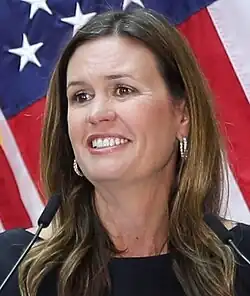 Governor Sarah Huckabee Sanders of Arkansas (2023–present)[96]