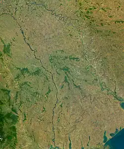Image 8A satellite view of Moldova, 2003