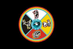 Flag of Sault Ste. Marie Tribe of Chippewa Indians