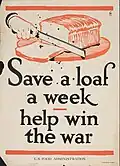 Poster by United Food Administration, WWI
