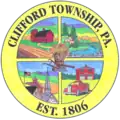 Official seal of Clifford Township, Pennsylvania