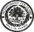 Official seal of Millis, Massachusetts