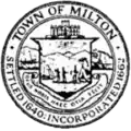 Official seal of Milton, Massachusetts