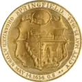 The seal, as it appeared in the city's official 250th anniversary history