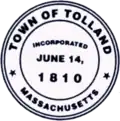Official seal of Tolland, Massachusetts