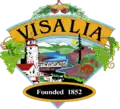 Coat of arms of Visalia, California