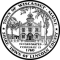 Official seal of Wiscasset, Maine