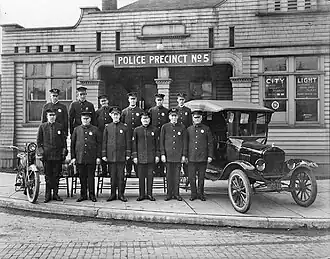 Seattle, Washington police in 1921