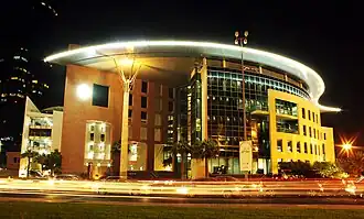 Seef at night
