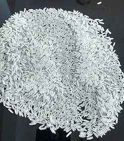 Image 59Aromatic long-grain (សែនក្រអូប, sên krâ-op) rice, one of the best paddy rice varieties of Cambodia (from Agriculture in Cambodia)