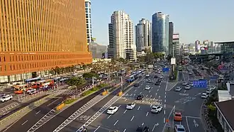 Seoul station and former Daewoo Group headquarters building