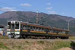 A JR Central 2-car 213-5000 series EMU, April 2021