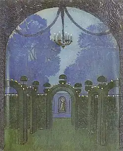 Set design for Prologue de Thésée, 1913. Musée des Arts Décoratifs.