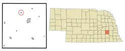 Location of Staplehurst, Nebraska
