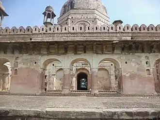 Front view of Shamsher Khan's Makabara