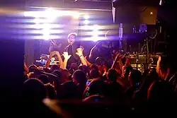 Sherwood performing at El Corazon in Seattle, WA in March 2008