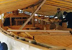 front and aft decks are "closed"