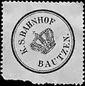 Sealing stamp of Kingdom of Saxony, c. 1850