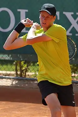 Image 20Jannik Sinner, 2025 men's singles champion. (from Australian Open)