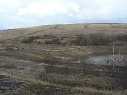 View of the disused Gedling Colliery, from which the club drew its players