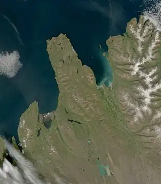 Satellite image of Skagi