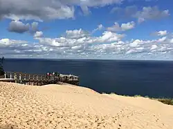 Lake Michigan Overlook at Sleeping Bear Dunes