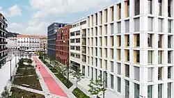 Smichov City, visualization of Madeleine Albright Boulevard