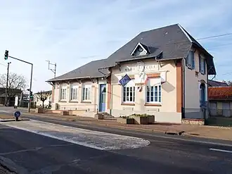 The town hall in Solterre