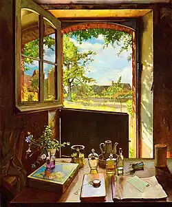 View through a window, 1934