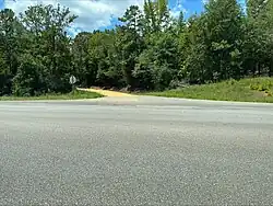 Intersection along Alabama State Route 55 in South, Alabama