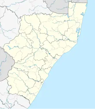 Amanzimtoti is located in KwaZulu-Natal