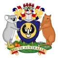 The proposed coat of arms of South Australia from 1984