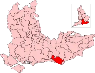 Map of constituency