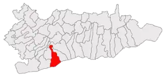 Location in Călărași County