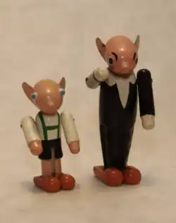Spejbl and Hurvínek figurines