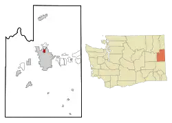 Location of Town and Country, Washington