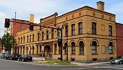 The 'Trolley Barn', Former Main Street headquarters of the Springfield Street Railway, pictured in 2018.