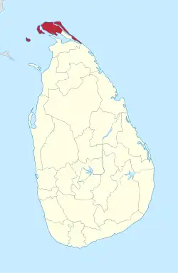 Location within Sri Lanka