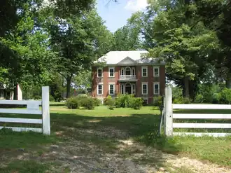Historic home listed on the National Register of Historic Places in Spotsylvania County