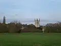 St Andrew's Church from the Bishop's Meadow, Farnham