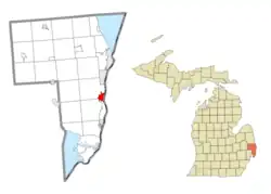 Location within St. Clair County