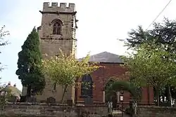 Exterior view of the church