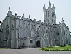 St. Paul's CNI Cathedral, Calcutta is one of the finest examples of Gothic Revival architecture in India.[185]