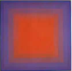 Belated Echo, 1965, acrylic on canvas, 53 x 53 in.