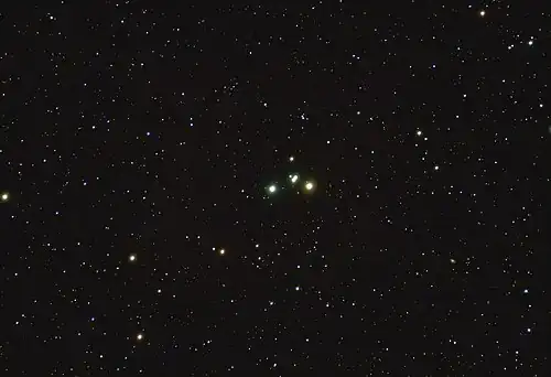 Amateur astronomer photo of the Stargate asterism by Mark Johnston