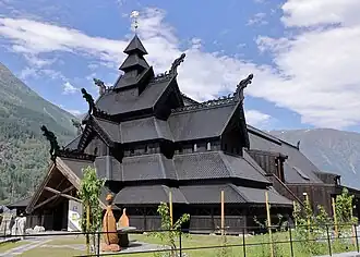 Imitation of a stave church in Odda